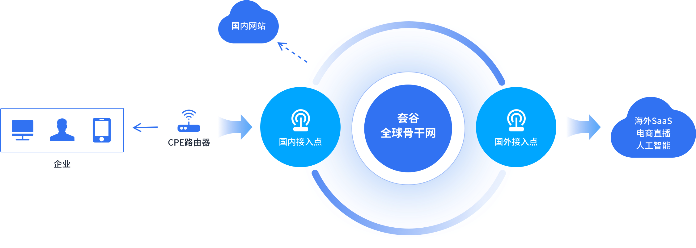 应用加速拓扑图