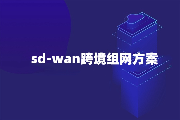 sd-wan跨境组网方案
