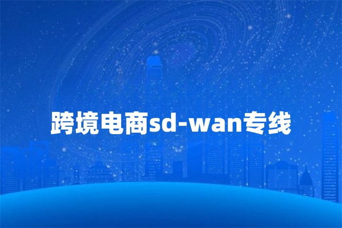 跨境电商sd-wan专线