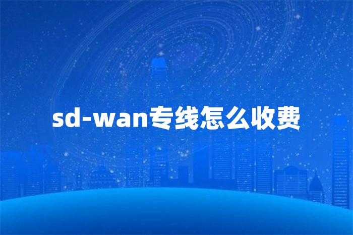 sd-wan专线怎么收费