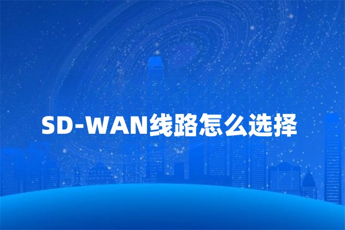 SD-WAN线路怎么选择