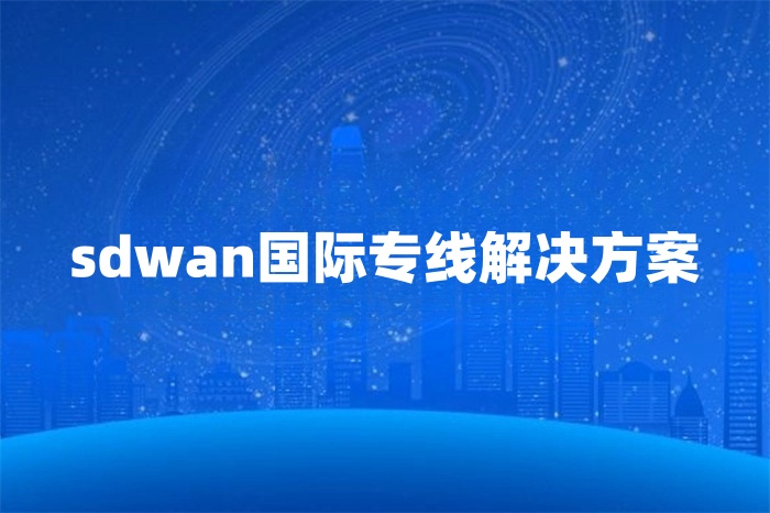 SD-WAN国际互联网专线
