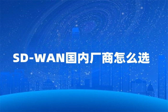 SD-WAN国内厂商怎么选